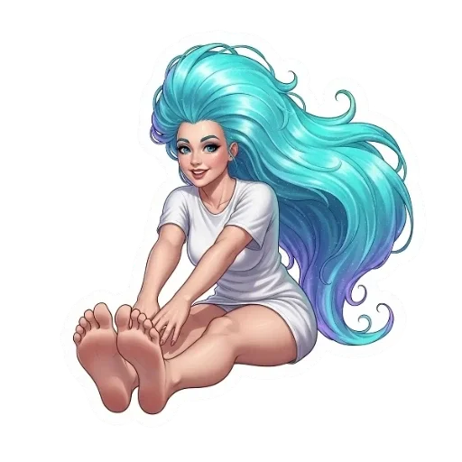 👣 Стикер «Свежие арты по Грёзам» для Telegram