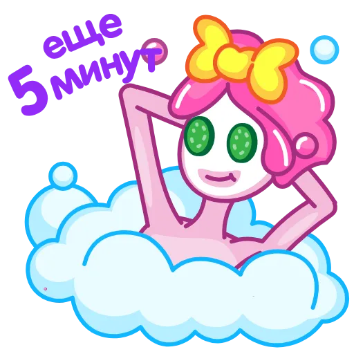🧖‍♀️ Эмодзи «Gum Girl» для Telegram