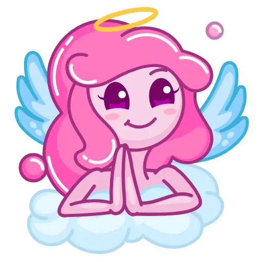 😇 Эмодзи «Gum Girl» для Telegram