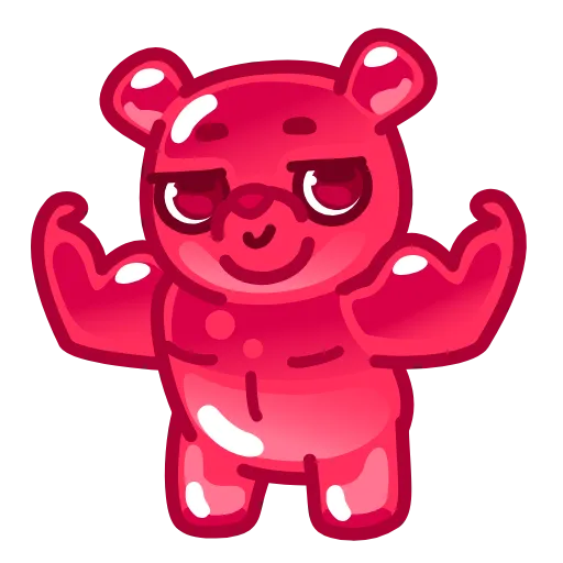 Стикер 25 Gummy Bears Emoji