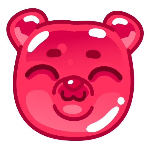 Стикер 19 Gummy Bears Emoji
