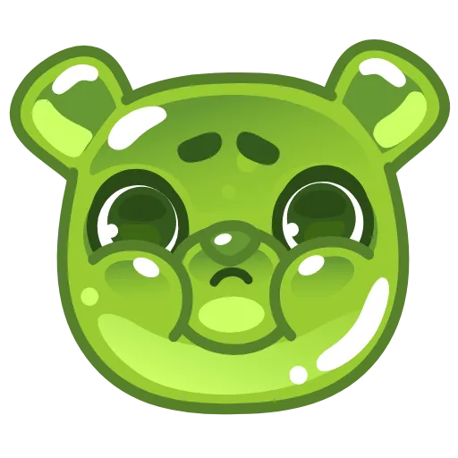 Стикер 16 Gummy Bears Emoji
