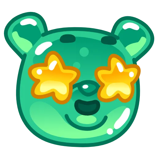 Стикер 6 Gummy Bears Emoji