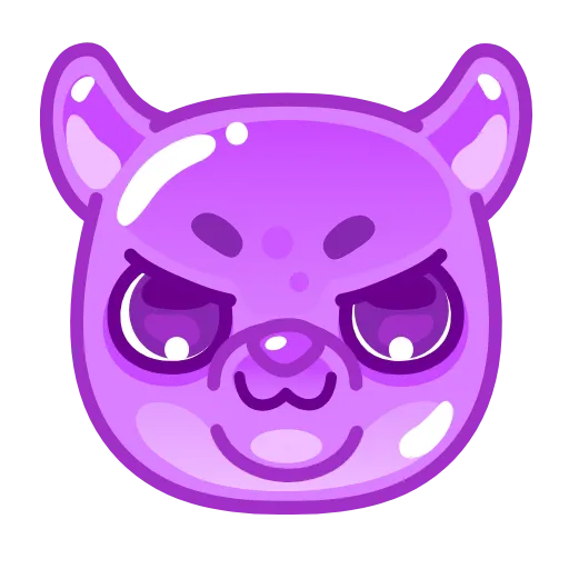 Стикер 17 Gummy Bears Emoji