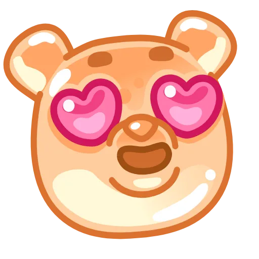 Стикер 4 Gummy Bears Emoji