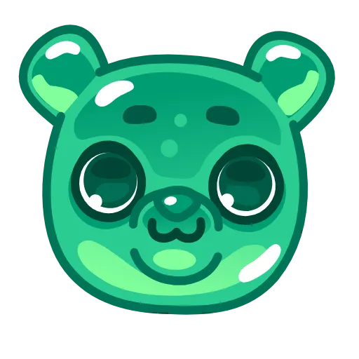 Стикер 13 Gummy Bears Emoji