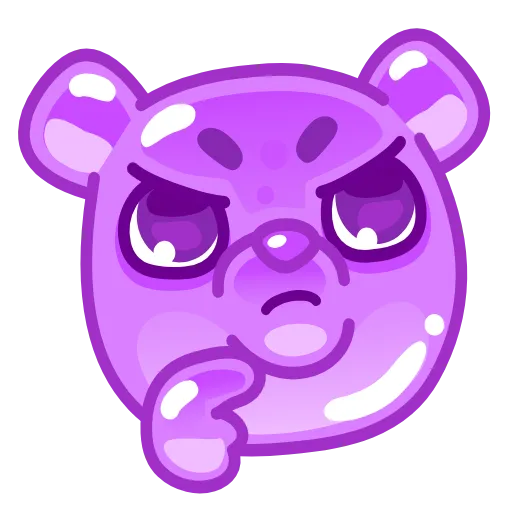Стикер 12 Gummy Bears Emoji