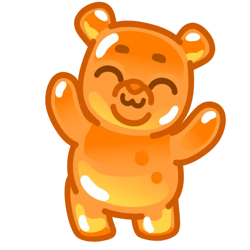 Стикер 28 Gummy Bears Emoji