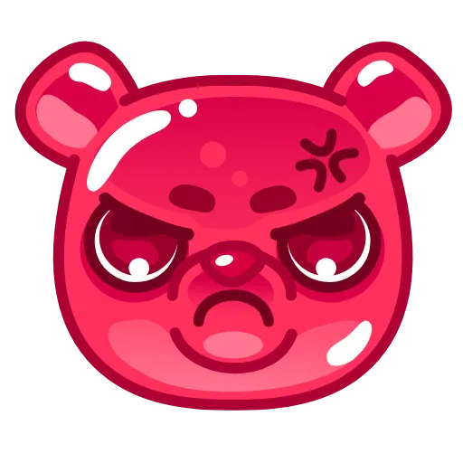 Стикер 10 Gummy Bears Emoji