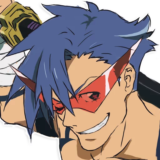 Стикерпак Gurren Lagann для Telegram