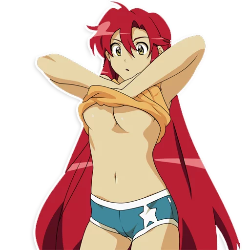 🔞 Стикер «Gurren Lagann» для Telegram