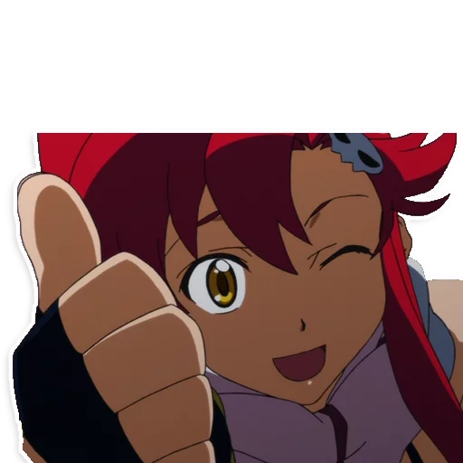 👍 Стикер «Gurren Lagann» для Telegram