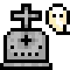 Стикер 8 🌟 Pixel Halloween
