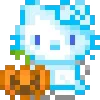 Стикер 3 🌟 Pixel Halloween