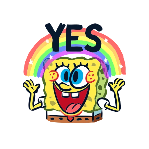 👍 Стикер «Sponge Bob» для Telegram