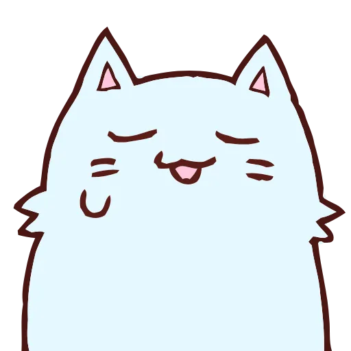 Стикер 35 Blue Cat