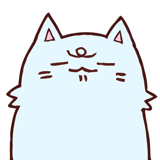 Стикер 10 Blue Cat