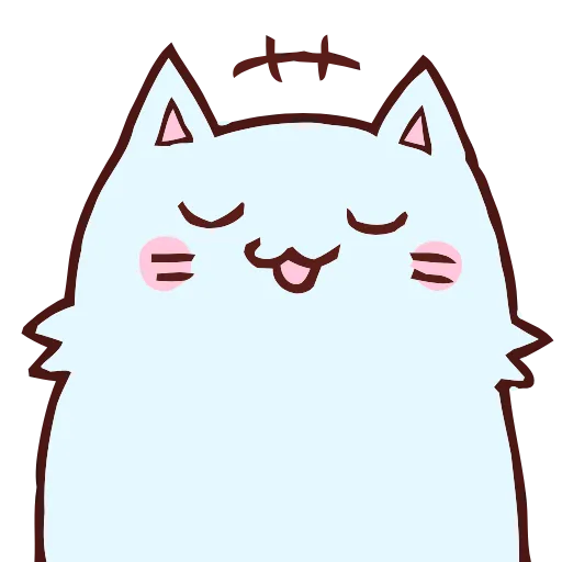 Стикер 11 Blue Cat