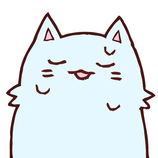 Стикер 33 Blue Cat