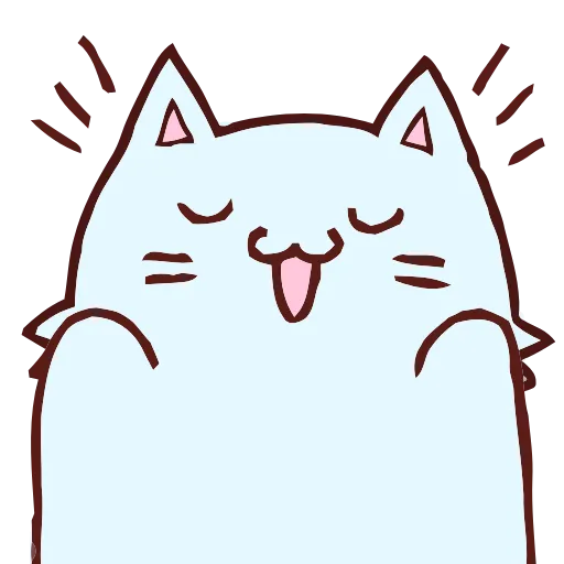 Стикер 15 Blue Cat