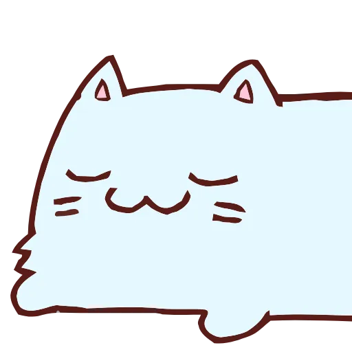Стикер 12 Blue Cat