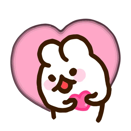 💘 Эмодзи «Bunny -» для Telegram