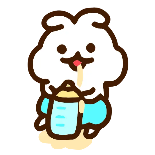🍼 Эмодзи «Bunny -» для Telegram