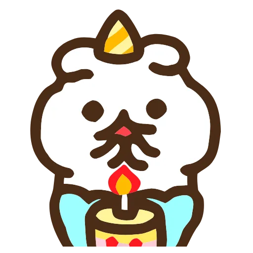 🎂 Эмодзи «Bunny -» для Telegram