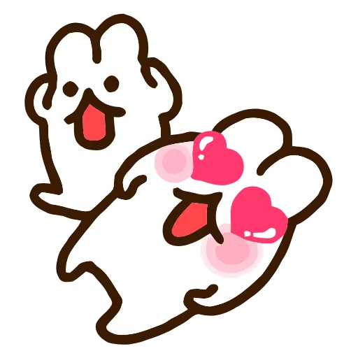😍 Эмодзи «Bunny -» для Telegram