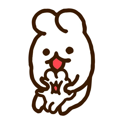 ❤️ Эмодзи «Bunny -» для Telegram