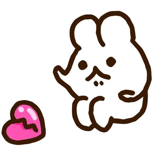 💔 Эмодзи «Bunny -» для Telegram