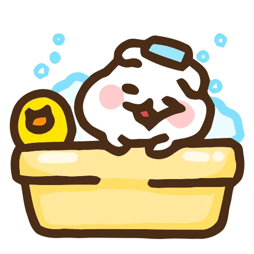 🛁 Эмодзи «Bunny -» для Telegram