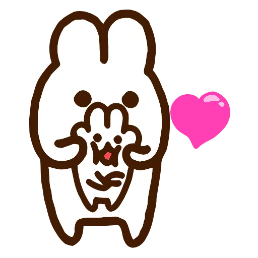 🩷 Эмодзи «Bunny -» для Telegram