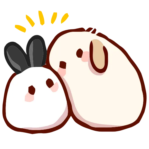 Стикер 38 Cute Buns