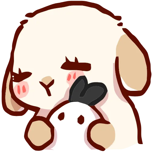 Стикер 6 Cute Buns