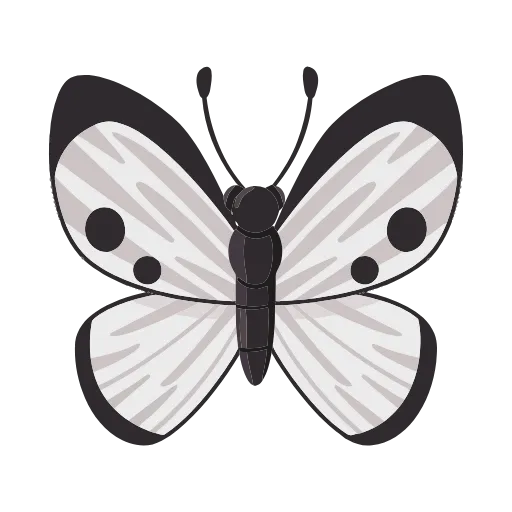 Стикер 26 🦋 Набор эмоджи с бабочками в HD качестве