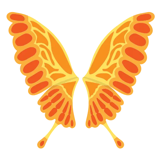 Стикер 16 🦋 Набор эмоджи с бабочками в HD качестве
