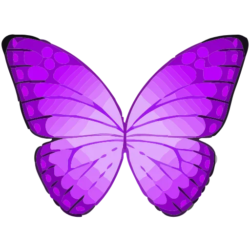 Стикер 55 🦋 Набор эмоджи с бабочками в HD качестве