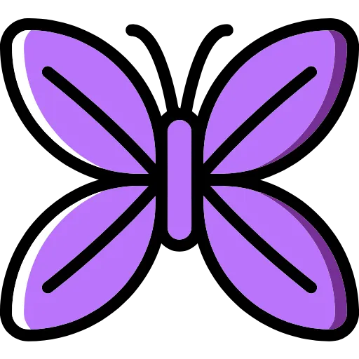Стикер 15 🦋 Набор эмоджи с бабочками в HD качестве