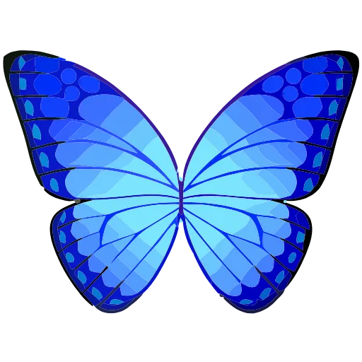 Стикер 54 🦋 Набор эмоджи с бабочками в HD качестве