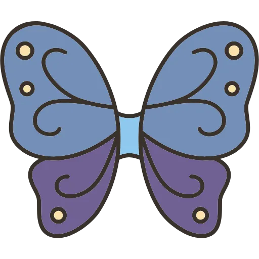 Стикер 51 🦋 Набор эмоджи с бабочками в HD качестве