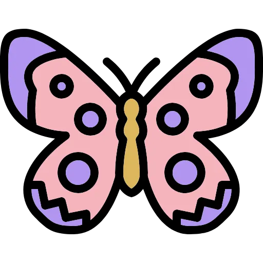 Стикер 30 🦋 Набор эмоджи с бабочками в HD качестве