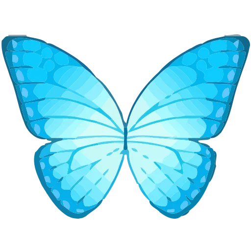 Стикер 56 🦋 Набор эмоджи с бабочками в HD качестве