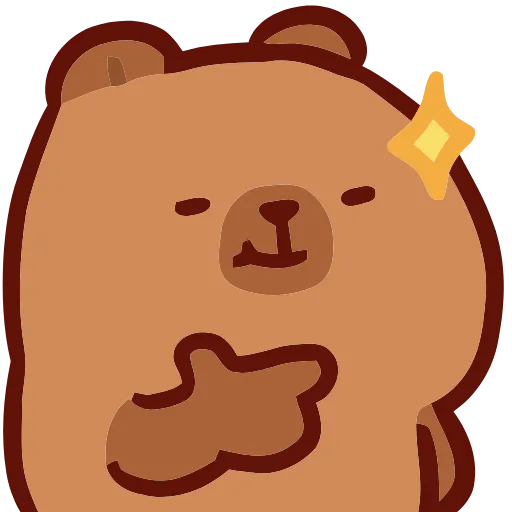 Стикер 13 Capybara