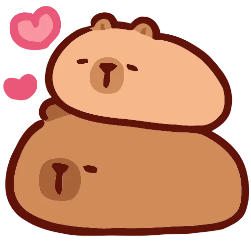 Стикер 11 Capybara