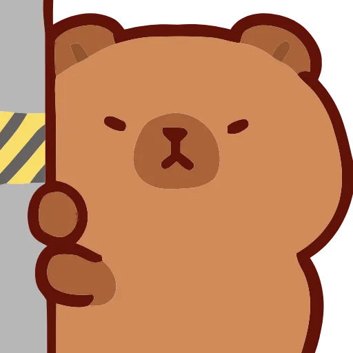 Стикер 15 Capybara