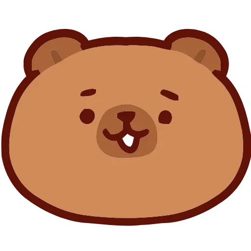 Стикер 25 Capybara