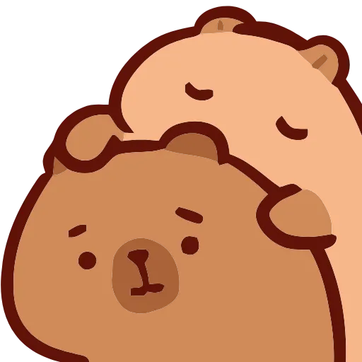 Стикер 27 Capybara