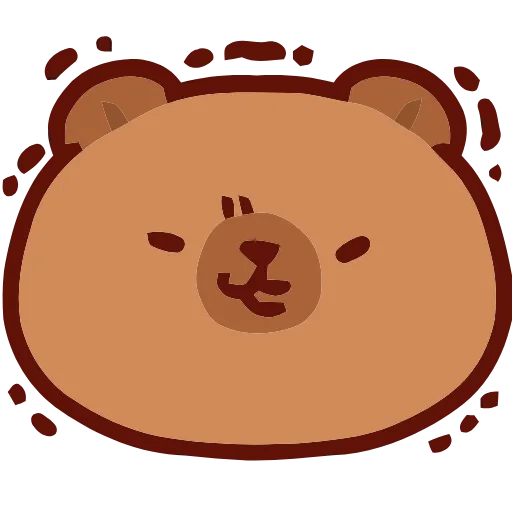 Стикер 32 Capybara