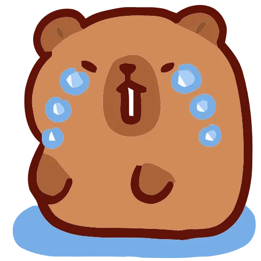 Стикер 23 Capybara